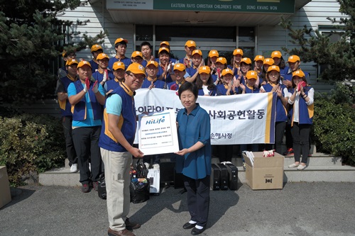 보호아동들에게 줄 간식 전달(사회복지법인 동광원)