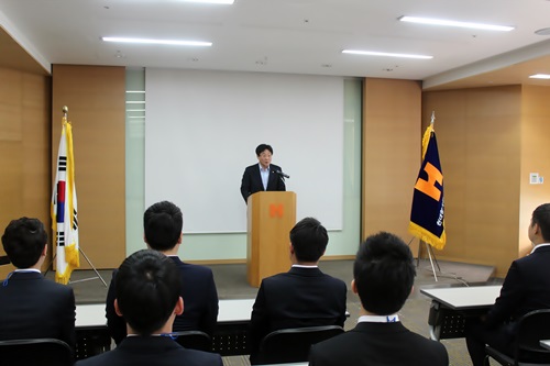 신남조 대표이사는 개강식사 사진